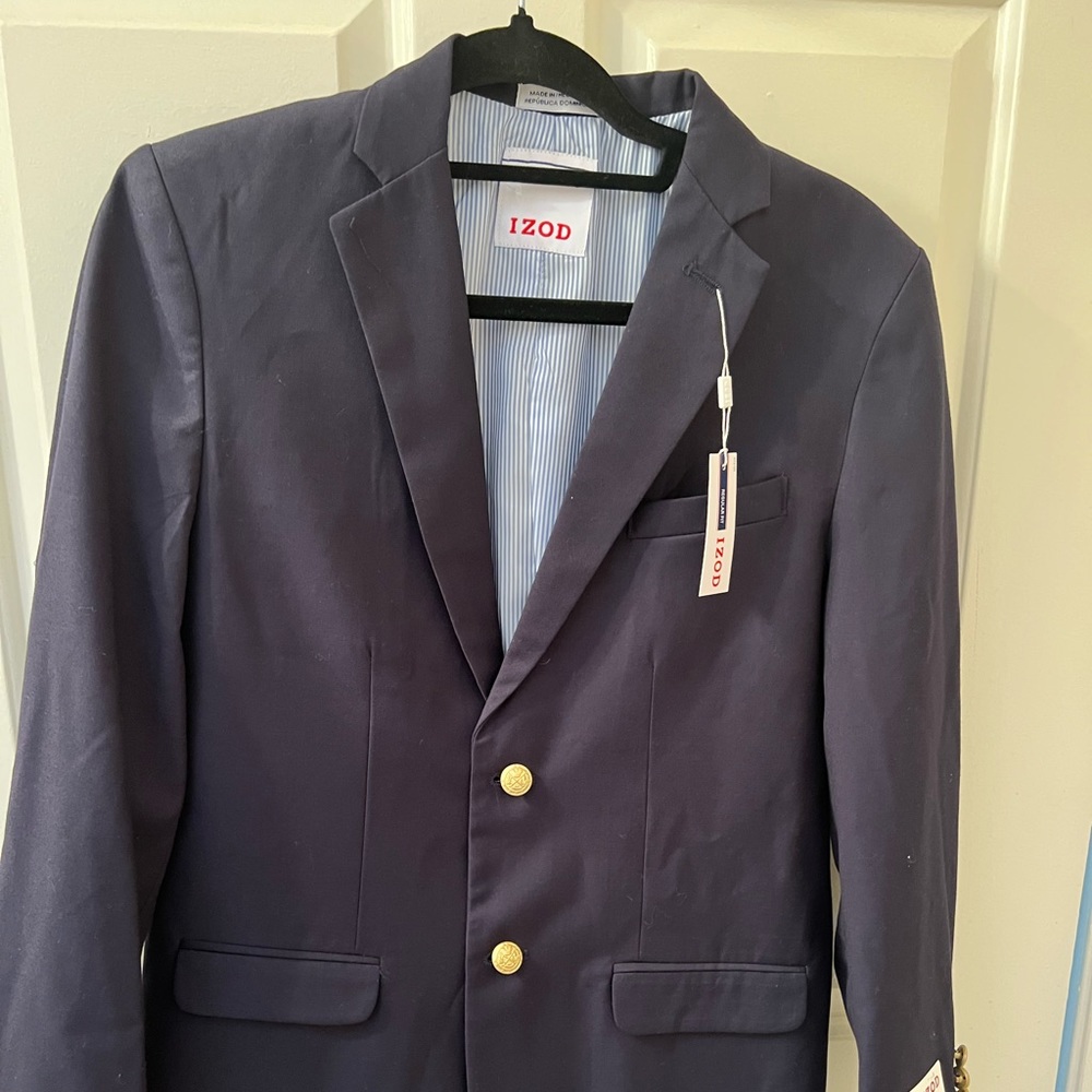 Boy’s Navy Blazer Size 18 Regular NWT